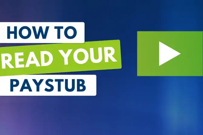 How to read your paystub