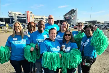 VACU team members participating in "Mission Tomorrow" event