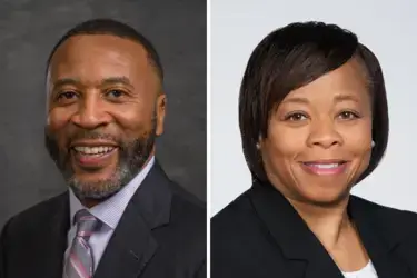 Mike Brunson and Kenya Maddox headshots