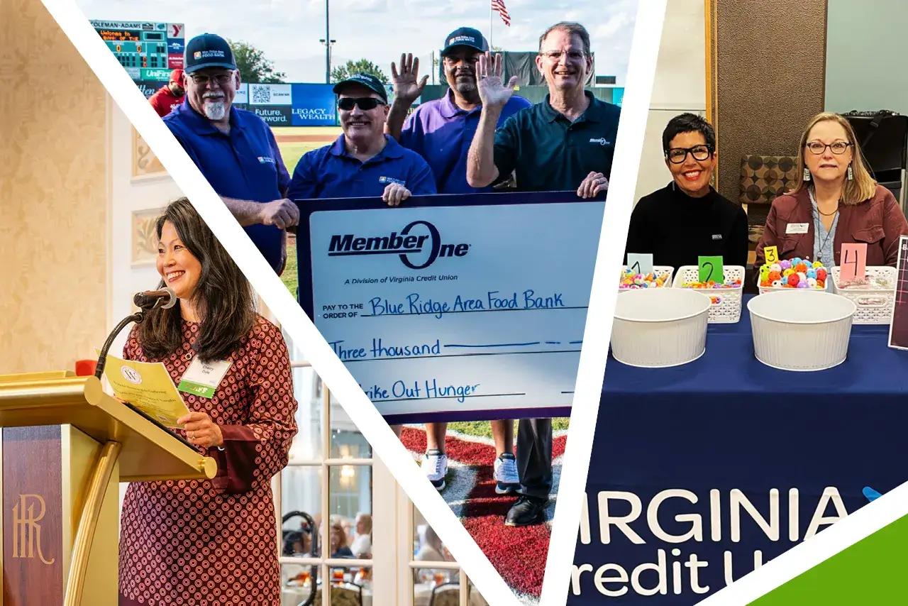 Collage of VACU community engagement impact