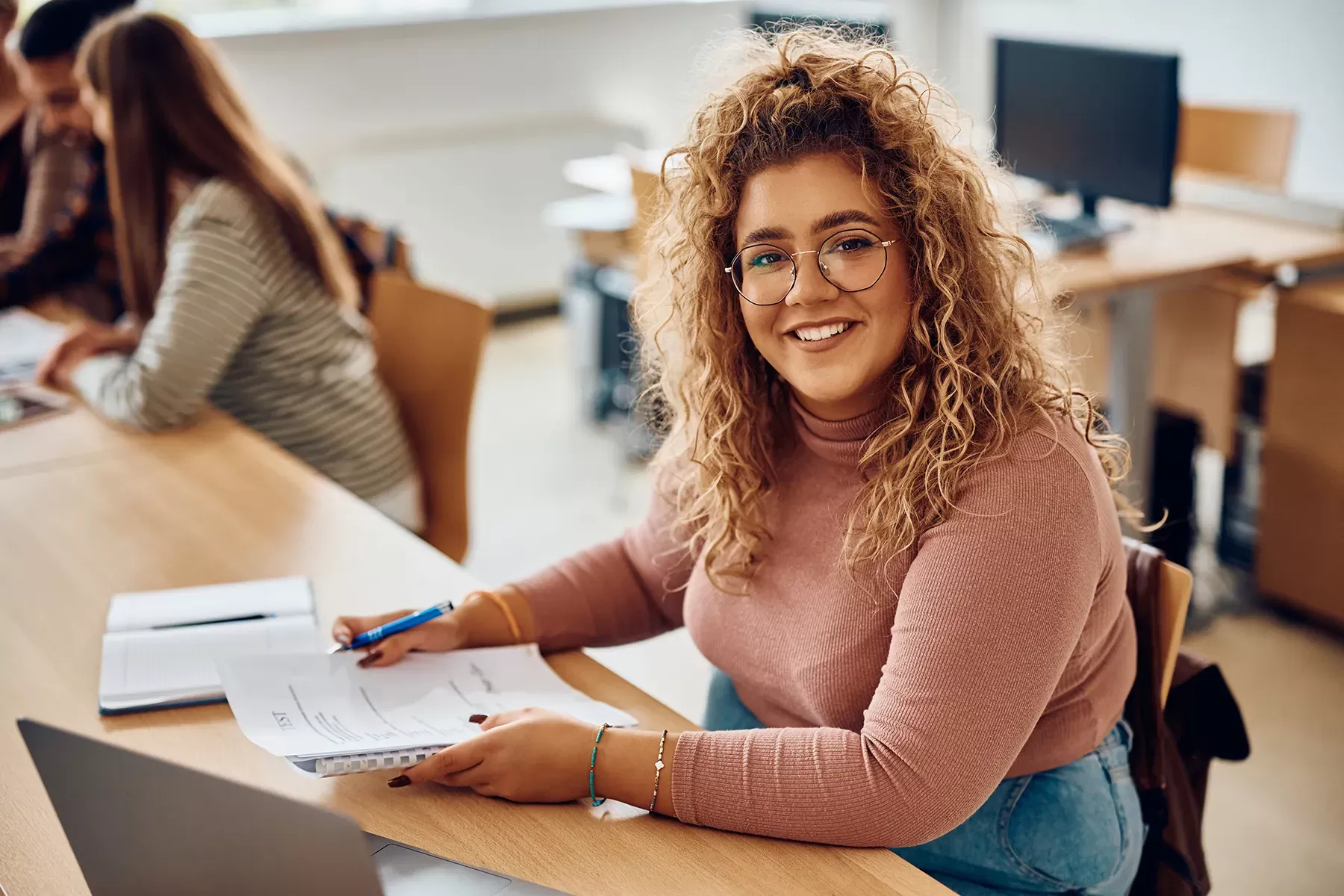 Female college student