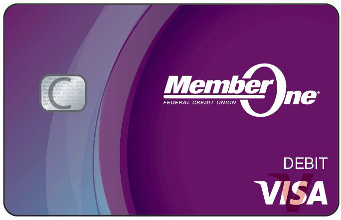 New consumer debit card front only